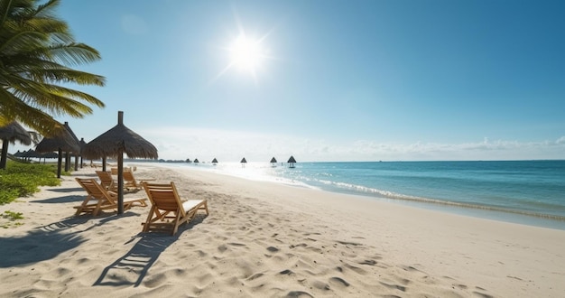 Una playa en o cerca del resort