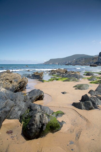 Playa de Picón en Loiba, Galicia, España