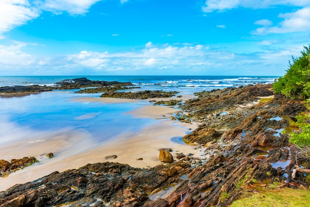 La playa de Prainha se encuentra en la ciudad de Serra Grande en la costa sur del estado de Bahia, Brasil.