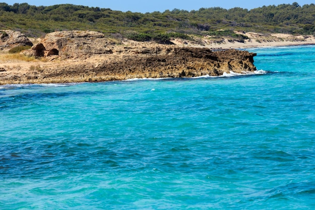 Foto playa punta della suina salento italia