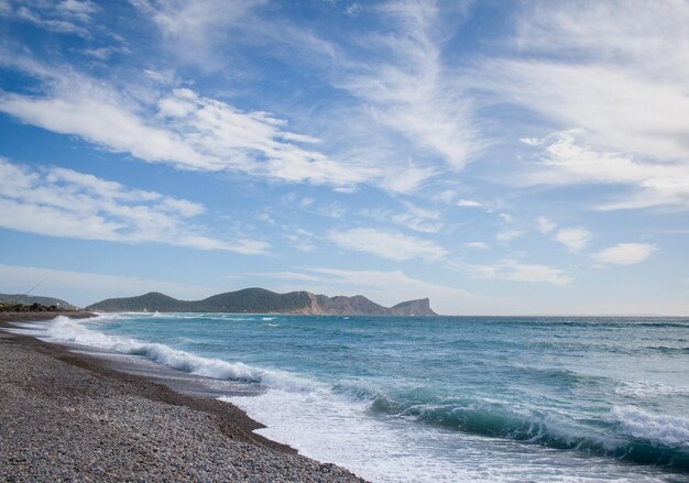 Playa de rocas suaves