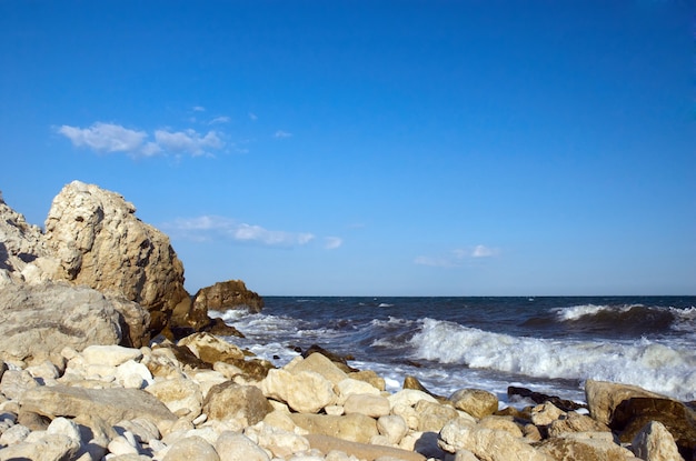 playa rocosa