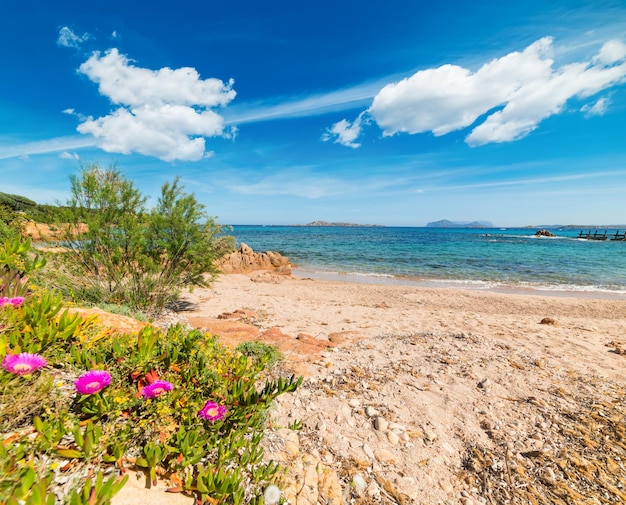 Playa de Romazzino en Costa Esmeralda Italia