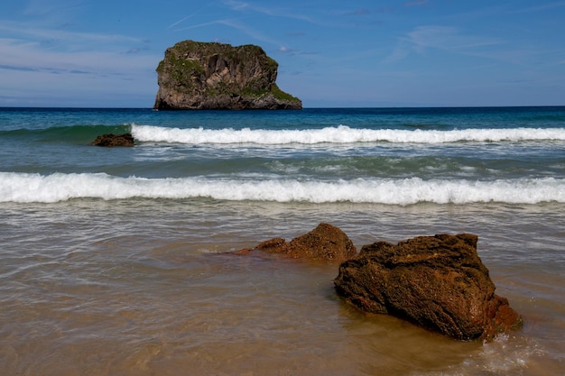 Playa salvaje del norte de España