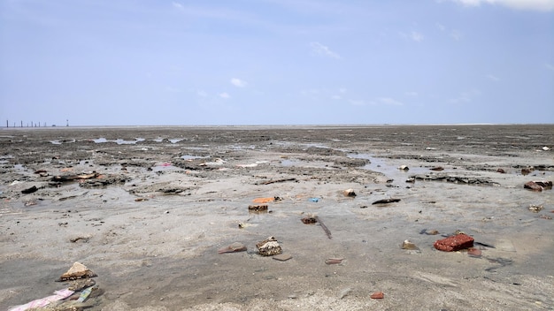 Playa de Sekinchan en Malasia