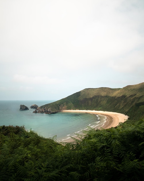 Foto playa de torimbia en asturias españa