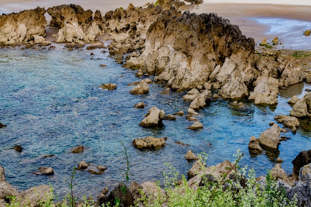 Foto playa toro, llanes, asturias, españa