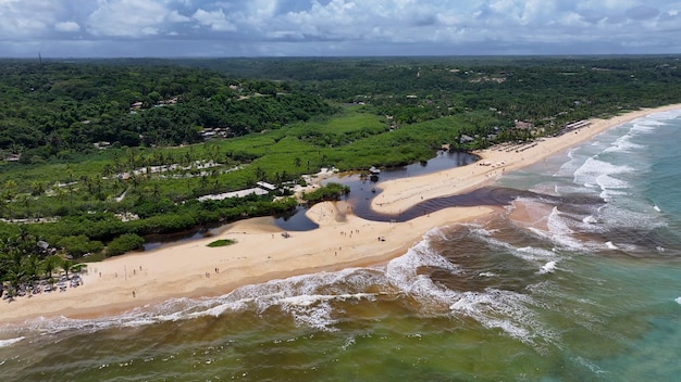 Playa de Trancoso En Trancoso Bahia, noreste de Brasil