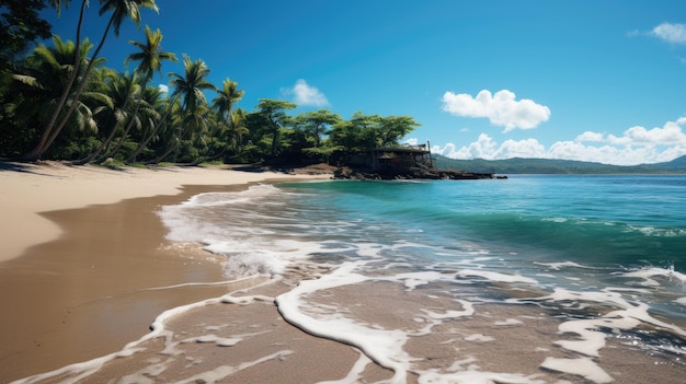 Playa tropical brasileña