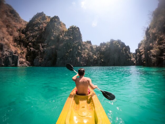 Playa tropical en Coron, Filipinas