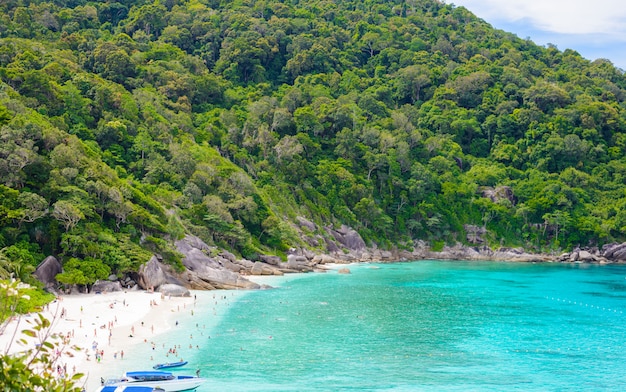 Playa tropical, islas similan