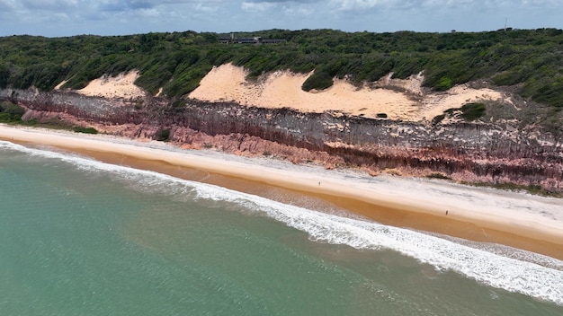 La playa tropical de Pipa en el Río Grande do Norte en el noreste de Brasil