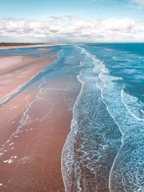 La playa de verano del mar