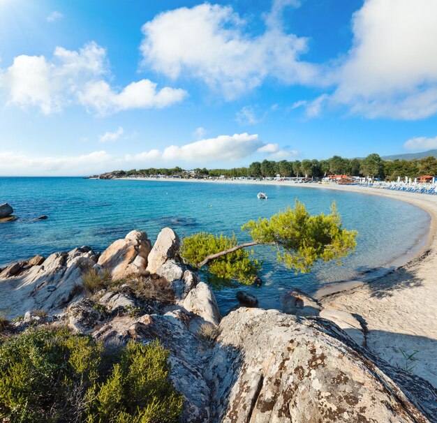 Playa de verano Platanitsi Sithonia Grecia