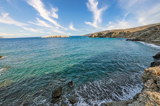 Playa Vitsentzou en Folegandros Grecia