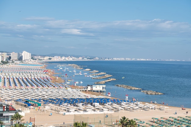 Playas de Cattolica en la Riviera Adriática