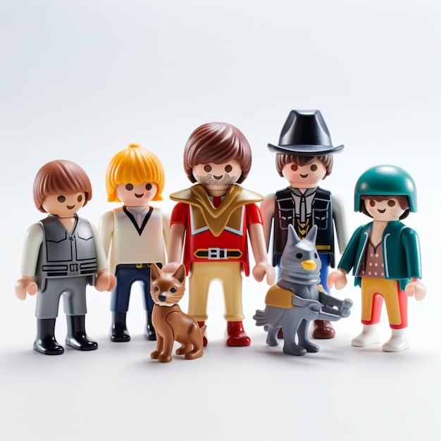 Playmobil con fondo blanco alta calidad ultra