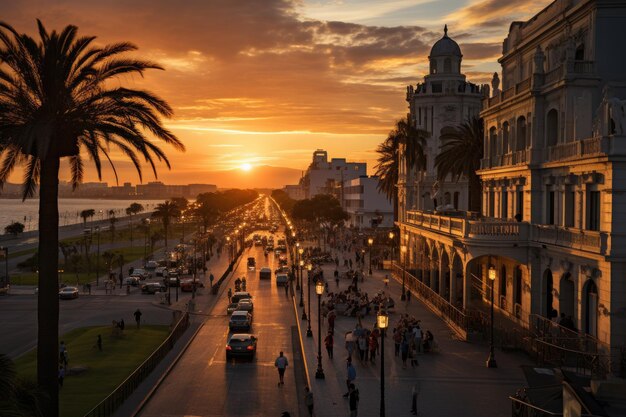 Plaza de Armas de Lima en la Tarde Generativa IA