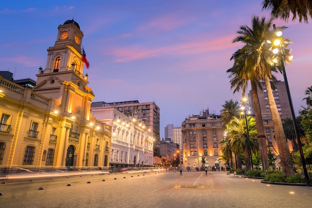 Plaza de las Armas en Santiago, Chile.