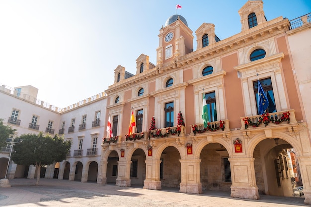 Plaza del Ayuntamiento de la ciudad de Almería, Andalucía. España. Costa del sol en el mar mediterráneo