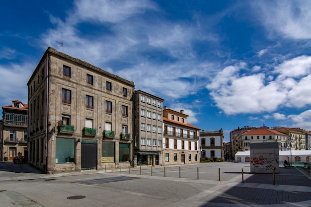 Plaza del centro histórico de la ciudad de Pontevedra