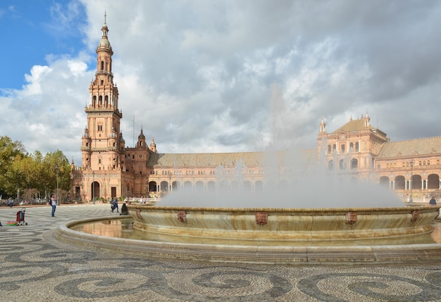 Plaza de España in Sevilla, der Hauptstadt Andalusiens