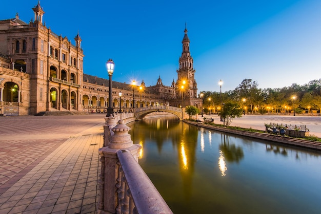 Plaza de Espana in SevillaSpanien