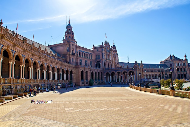 Plaza de Espana, Sevilla, Spanien