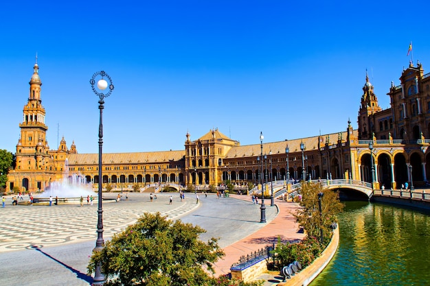 Plaza de Espana, Sevilla, Spanien