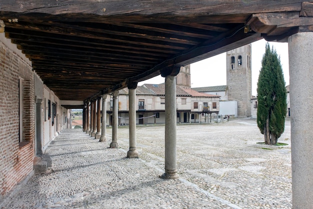 Plaza de la Villa na cidade espanhola de Arevalo