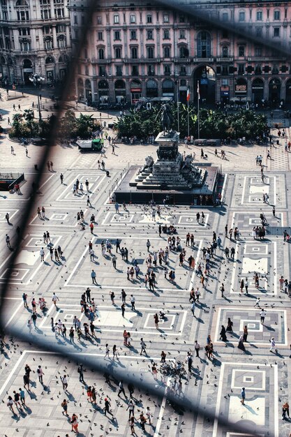 La plaza del Duomo en Milán