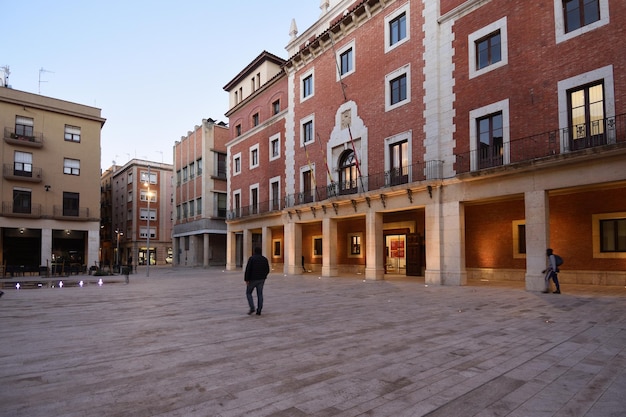 Plaza de Espanya Tortosa Tarragona provincia Cataluña España