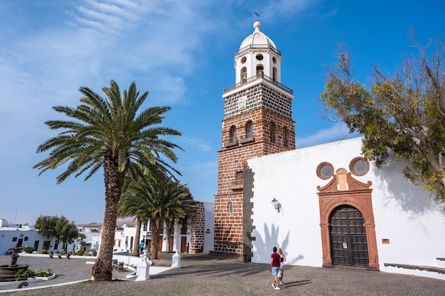 Plaza de la Iglesia de Teguise Lanzarote Islas Canarias España