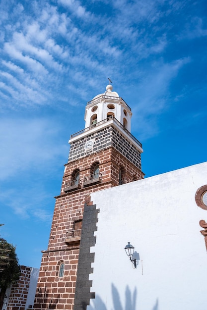 Plaza de la Iglesia de Teguise Lanzarote Islas Canarias España