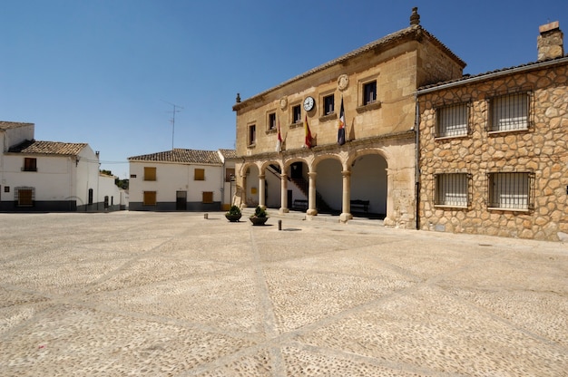 Plaza Infante Don Juan Manuel, Alarcón, provincia de Cuenca, La Mancha, España