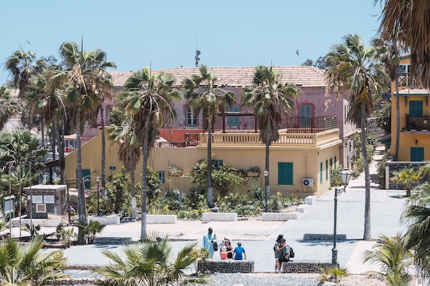 Foto plaza de la isla de gore senegal