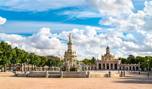 Plaza de la Mariblanca en Aranjuez, cerca de Madrid, España