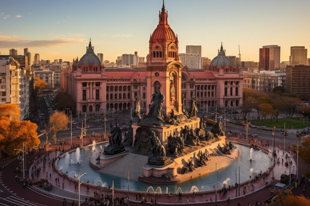 Foto plaza de mayo buenos aires protestas y cultura ia generativa