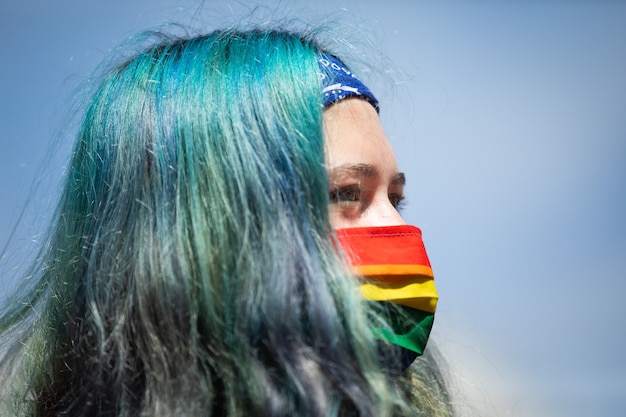 En la plaza Mikhailovskaya de Kiev se llevó a cabo una marcha en apoyo de las personas transgénero.