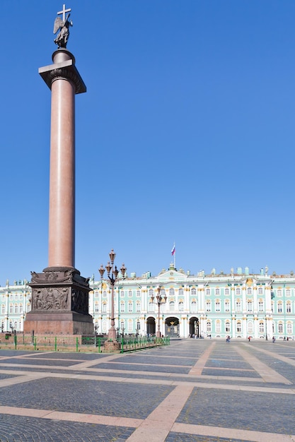 Plaza del Palacio en San Petersburgo Rusia