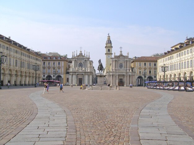 Plaza de la plaza San Carlo en Turín