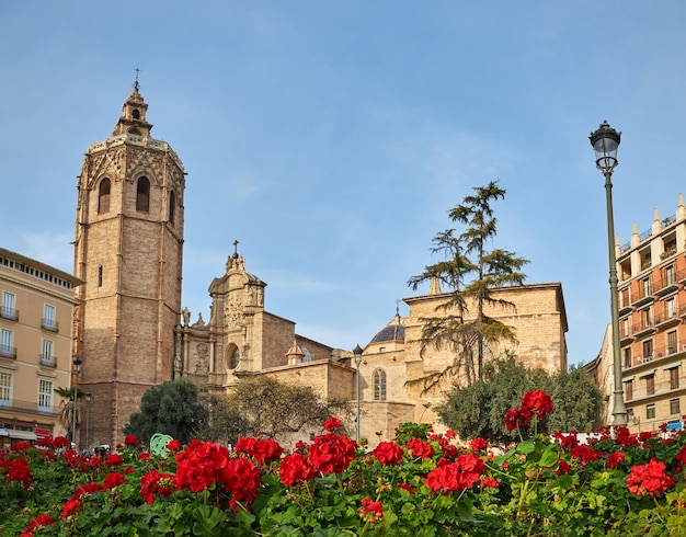 Foto plaza de la reina en la ciudad de valencia