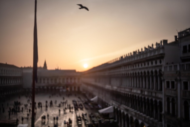 Plaza de San Marcos en Venecia