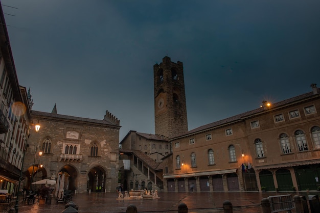 Plaza vieja de Bérgamo