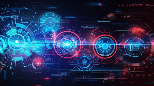 Plexo Concepto de inteligencia artificial Concepto de cerebro creativo