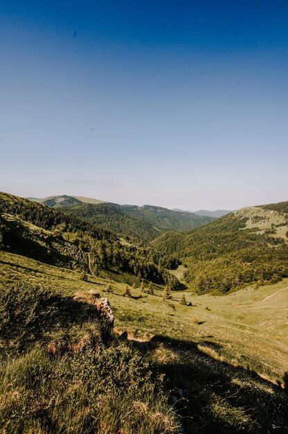 Ploska-Hügel mit Berghütte aus Borisov Große Fatra-Gebirge Slowakei Wandersommer Slowakei-Landschaft