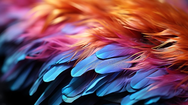 Foto las plumas de un colibri