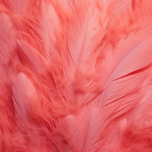 Las plumas de un pájaro rosado y blanco se muestran con la palabra amor.