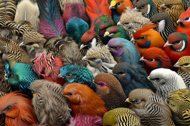 Las plumas del triunfo Muchas plumas en su foto de la gorra