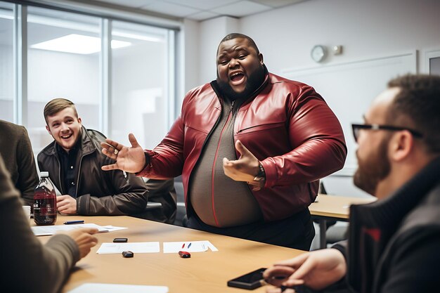 Foto plussize ceos manager una celebración de la diversidad y la confianza a través del empoderamiento digital